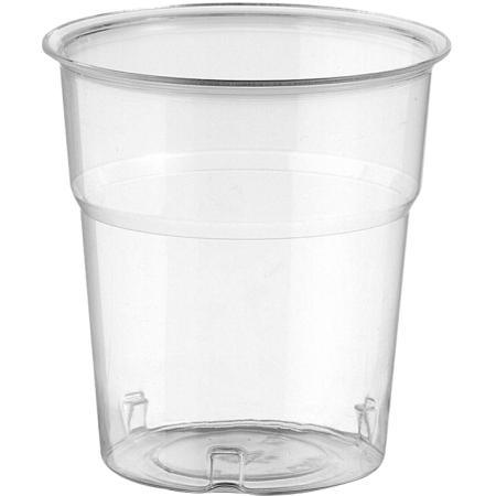 Bicchieri di plastica rigida trasparenti Kristall 100 ml - 50 pz