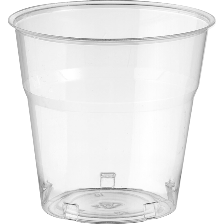 Bicchieri di plastica rigida trasparenti Kristall 120 ml - 50 pz
