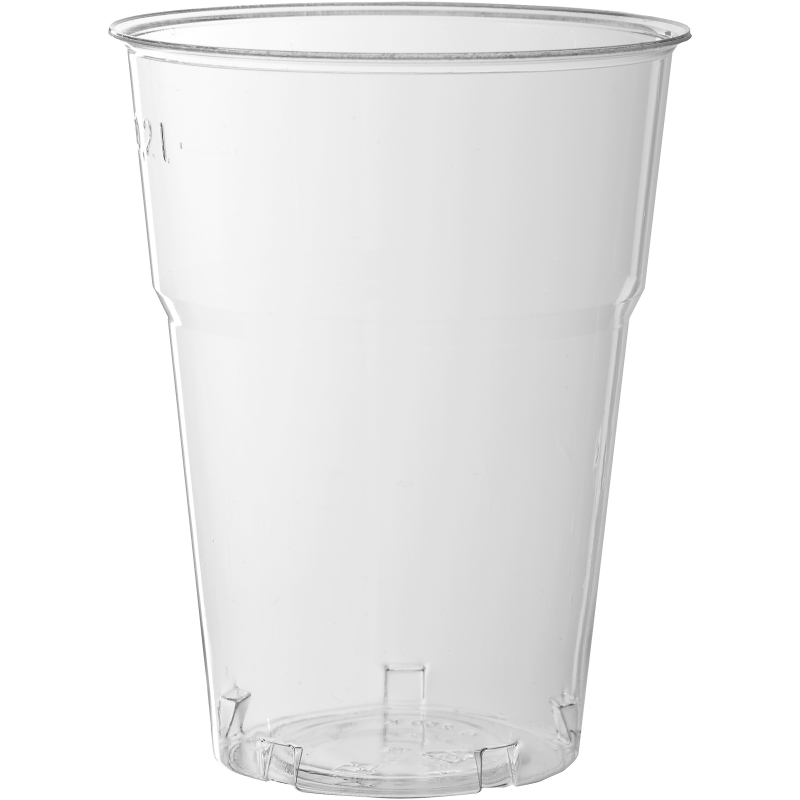 Bicchieri di plastica rigida trasparenti Kristall 250 ml - 50 pz