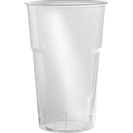 Bicchieri di plastica rigida trasparenti Kristall 300 ml - 50 pz