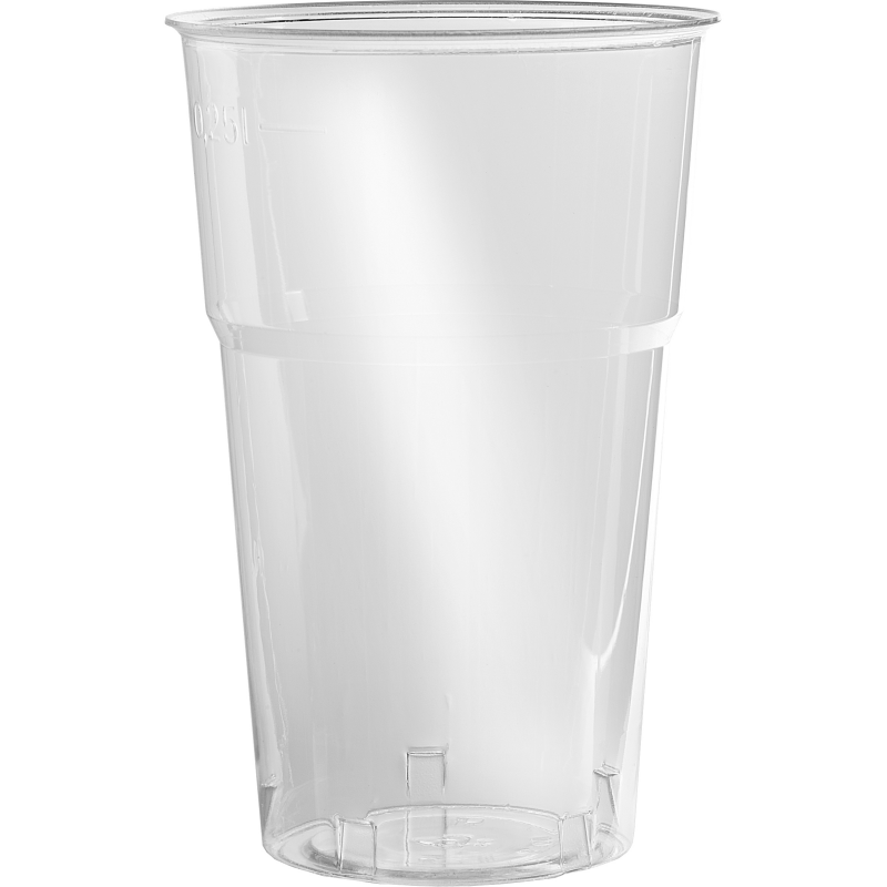 Bicchieri di plastica rigida trasparenti Kristall 300 ml - 50 pz