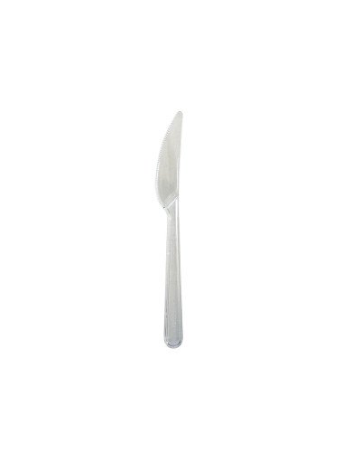 Coltello di Plastica Trasparente - 50pz