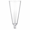 Flute in plastica trasparente 120 ml senza gambo - 20 pz
