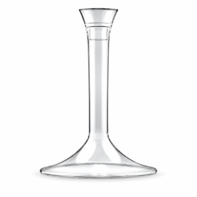 Gambi trasparenti per flute, calici e coppe champagne in plastica - 20 pz