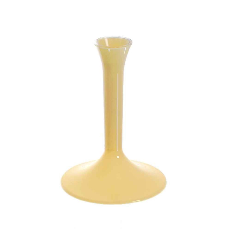 Gambi crema per flute, calici e coppe champagne in plastica - 20 pz