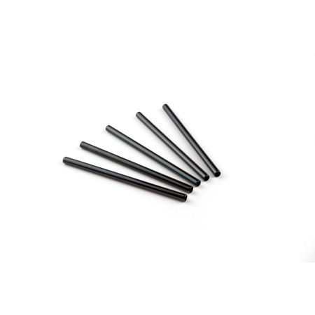 Cannucce compostabili in PLA nere per cocktail 15 cm - 250 pz