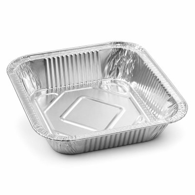 Vaschette in alluminio rettangolari bordo G senza coperchio - varie misure