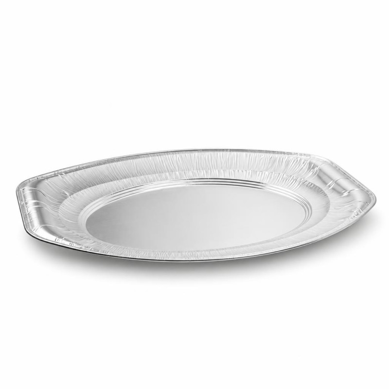 Vassoi ovali in alluminio - varie misure - 10 pz