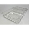 Vaschette in PET trasparenti con coperchio incernierato Cuki - varie misure - 50 pz