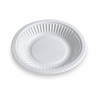Piatti fondi compostabili in cartoncino Ø 19 cm 400 ml - 20 pz