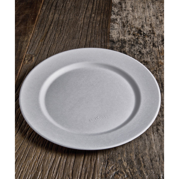 Piatti piani compostabili in polpa di cellulosa Ø 27 cm - 50 pz