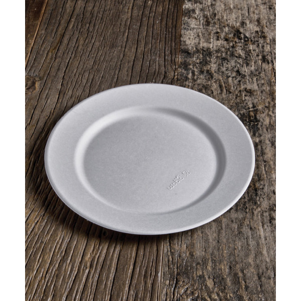 Piatti piani compostabili in polpa di cellulosa Ø 21 cm - 50 pz
