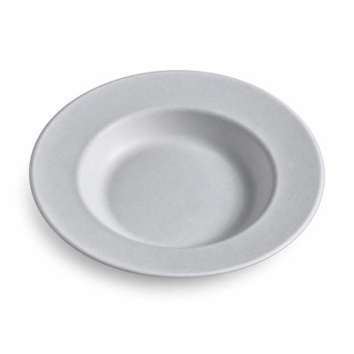 Piatti fondi compostabili in polpa di cellulosa Ø 23 cm - 12 pz