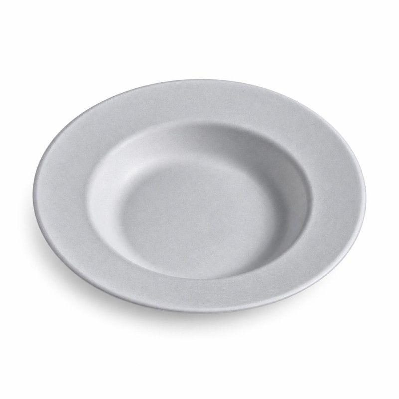 Piatti fondi compostabili in polpa di cellulosa Ø 23 cm - 12 pz