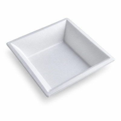 Fondine quadrate compostabili 18x18 cm 600 ml - 25 pz