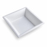 Fondine quadrate compostabili 18x18 cm 600 ml - 25 pz