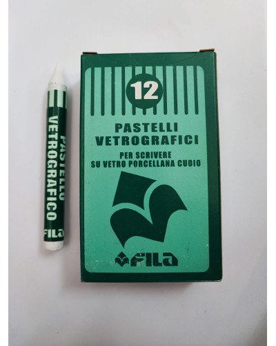 Pastelli Vetrografici Bianchi - 12pz