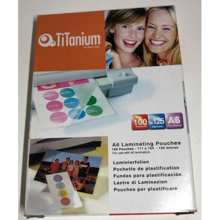 Pouches per plastificatrice A6 111x154 mm 125 micron - 100 pz