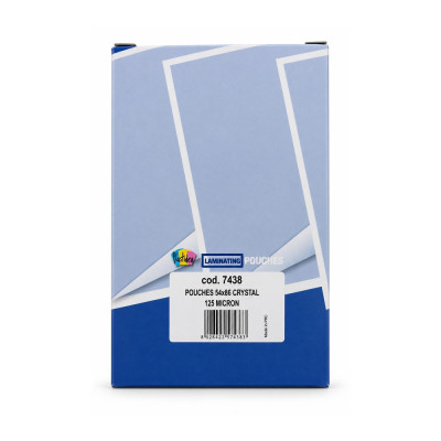 Pouches per plastificatrice formato carta di credito 54x86 mm - 100 pz