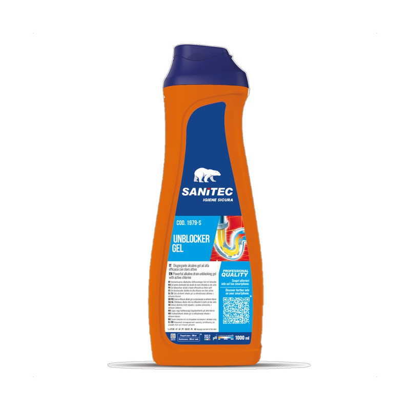 Disgorgante gel al cloro Sanitec Unblocker Gel 1 L