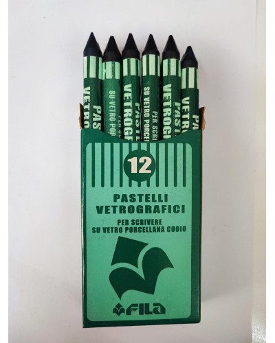 Pastelli Vetrografici Blu - 12pz