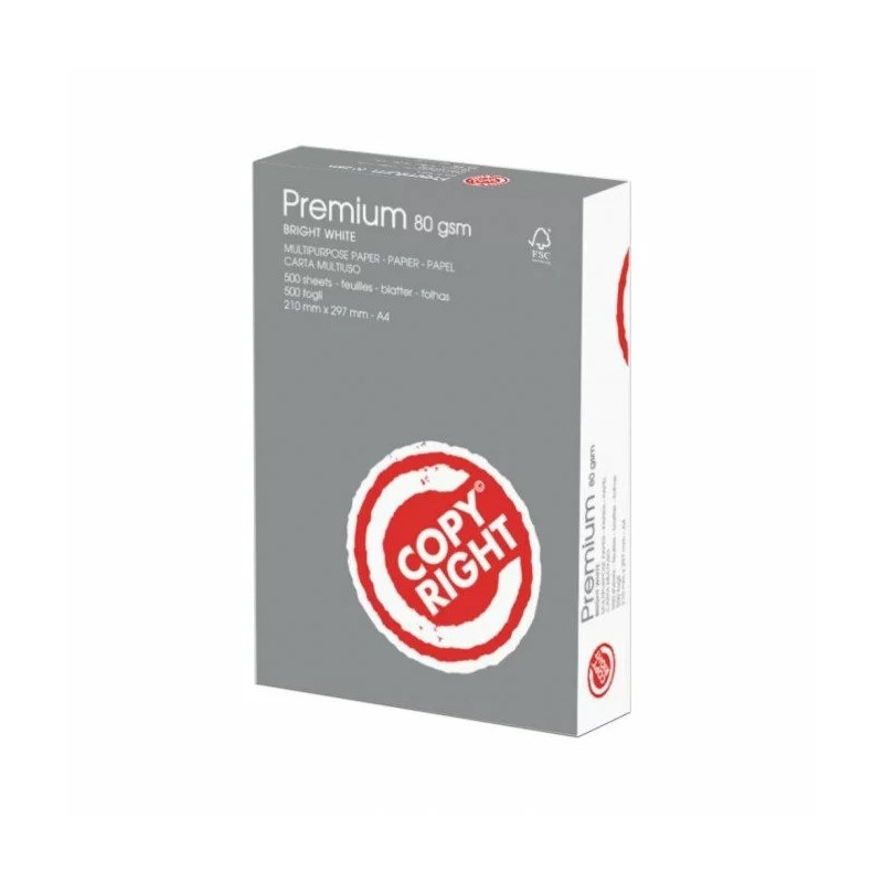 Carta A4 per stampanti Ekman 80 g bianca - 500 fogli