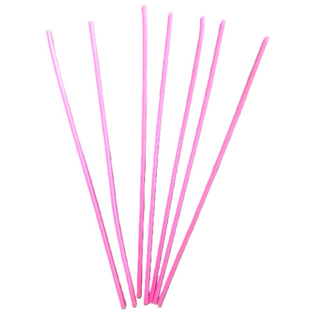 Candeline lunghe rosa 17 cm - 24 pz