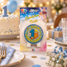 Candelina primo compleanno orsetto celeste Ø 7,5 cm