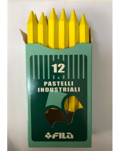 Pastelli Industriali Gialli - 12 Pz