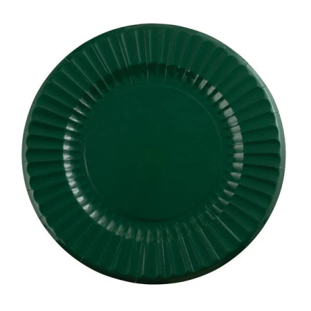 Sottopiatti in cartoncino verdone 33 cm - 6 pz