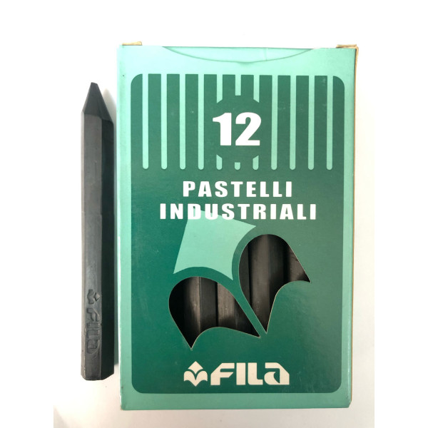 Pastelli industriali Fila neri per marcare - 12 pz