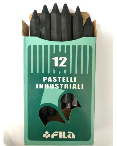 Pastelli Industriali Neri - 12 Pz