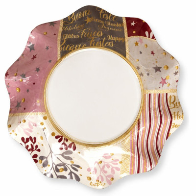 Piatti coppetta Rose Gold Ø 18,5 cm - 8 pz