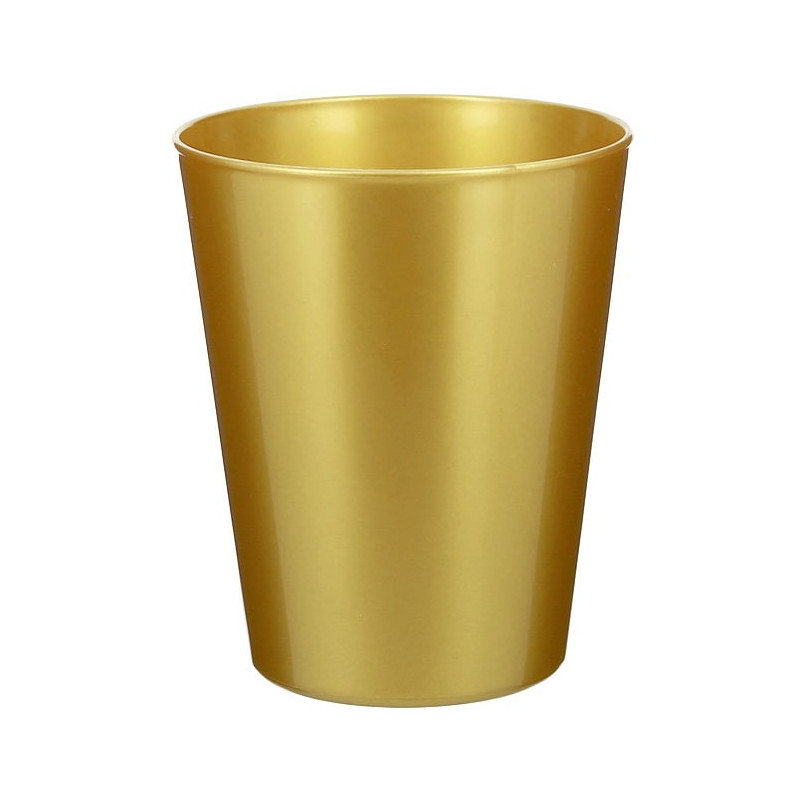 Bicchieri riutilizzabili Moon oro 250 cc - 25 pz