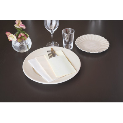 Tovaglioli portaposate Tork Linstyle Premium 39x39 cm champagne compostabili - 50 pz
