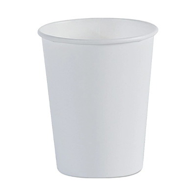 Bicchieri in cartoncino bianco 240 ml (8 oz) per bevande calde e fredde Dampe Jungle Ø 8 cm - 25 pz