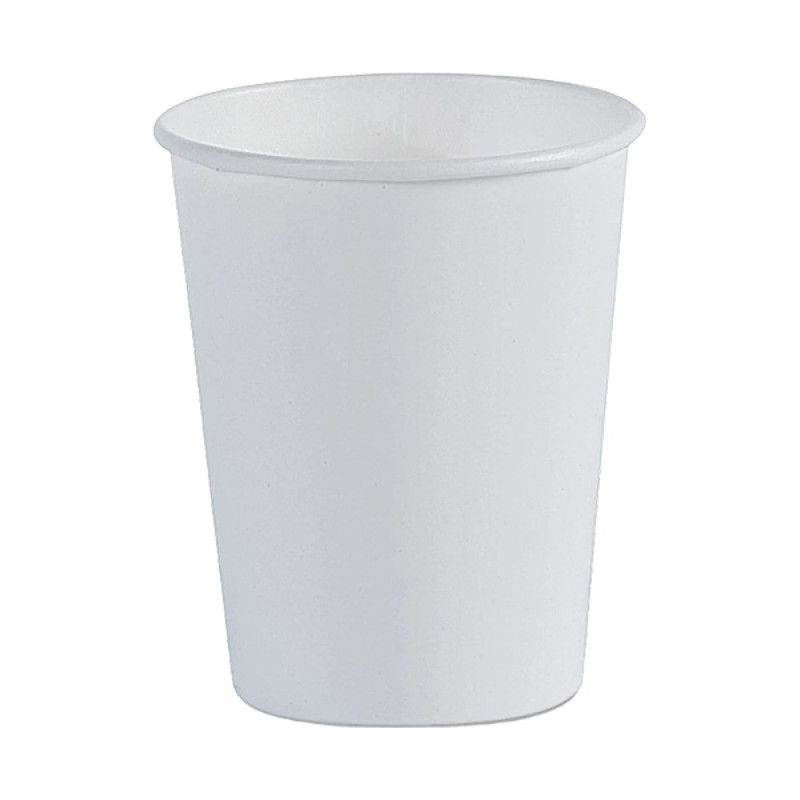 Bicchieri in cartoncino bianco 240 ml (8 oz) per bevande calde e fredde Dampe Jungle Ø 8 cm - 25 pz
