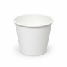 Bicchieri in cartoncino riciclabile bianco 170 ml per bevande calde e fredde Usobio Ø 7 cm - 50 pz