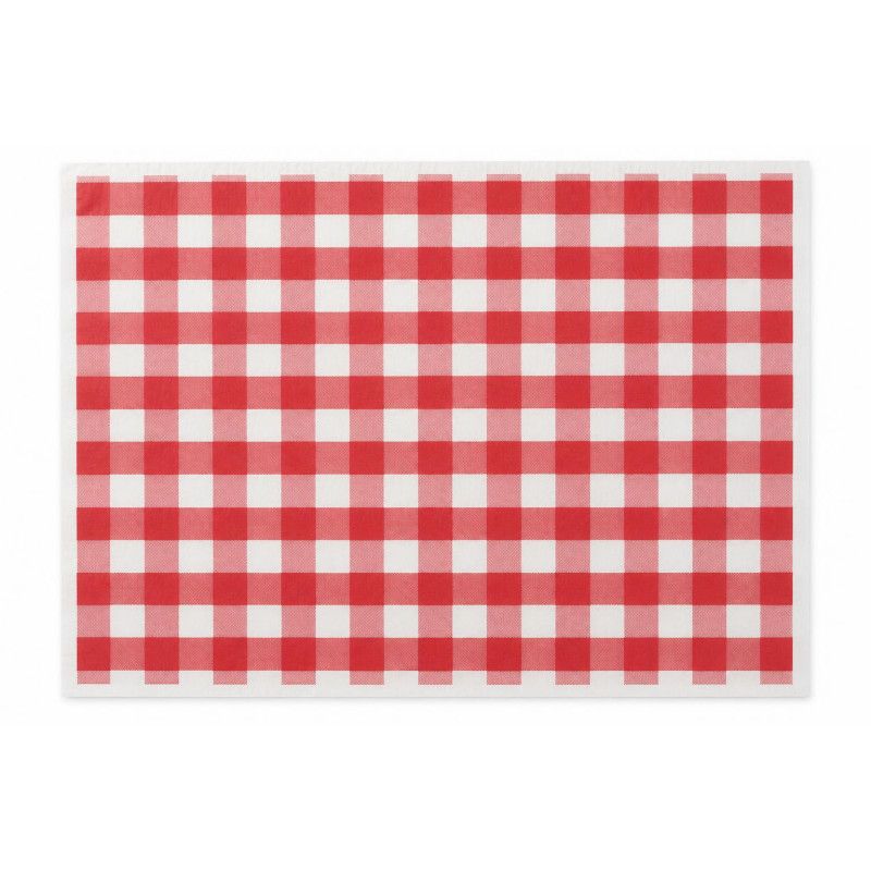 Tovagliette americane di carta Campagnola rossa 30x40 cm Okay per ristoranti e pizzerie - 250 pz