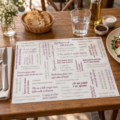 Tovagliette americane di carta Pour Parler 30x40 cm Okay per ristoranti - 250 pz