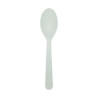 Mini cucchiaini finger food in CPLA bianco 10 cm per dessert e assaggi - 50 pz