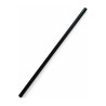 Cannucce riutilizzabili nere dritte 21 cm Ø 7 mm lavabili in lavastoviglie Flo - 1000 pz