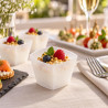 Bicchierini dessert in PP trasparente 100 ml per finger food e monoporzioni Dampe - 25 pz