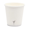 Bicchierini da caffè in carta riciclabile 80 ml Ø 5,7 cm bianchi, neri o avana Brenta Byò - 50 pz