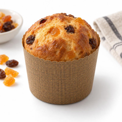 Stampo per panettoncino in carta da forno fine Ø 7 x 6 cm FAG