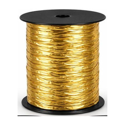 Nastro regalo Polysilk Metal metallizzato increspato rocchetto 50 m Italpak - oro