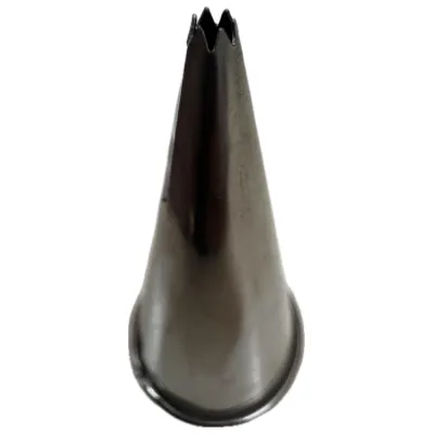 Bocchetta per sac à poche a stella in acciaio Ø 2 mm con bordino Thermohauser