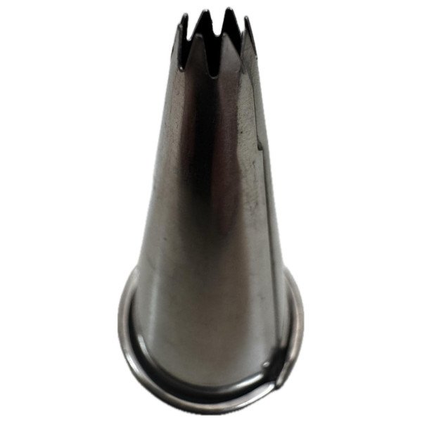 Bocchetta a stella acciaio Ø 4mm con bordino