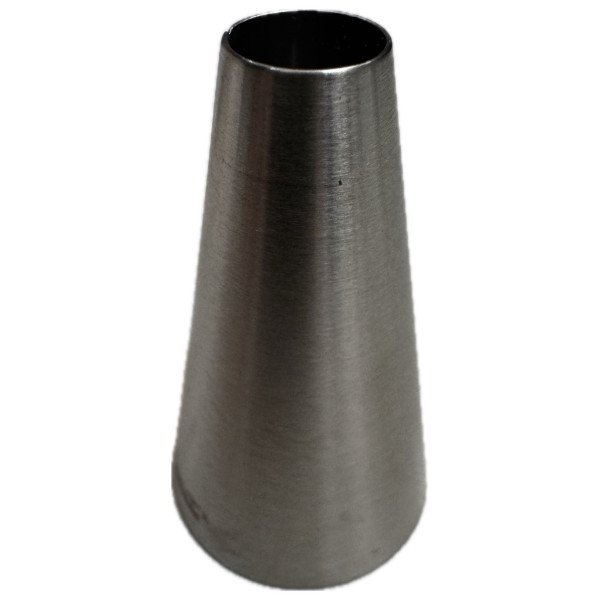 Bocchetta liscia acciaio Ø 9 mm