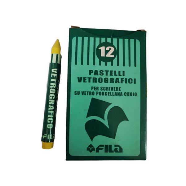 Pastelli Vetrografici Gialli - 12pz